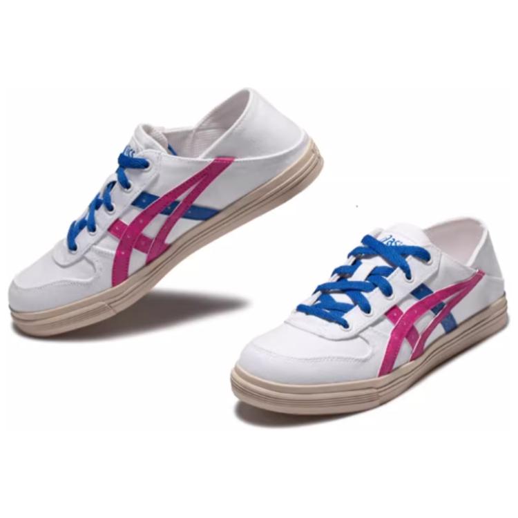 Asics Aaron Slip-On White Pink Blue Unisex Sneakers 1203A234-100