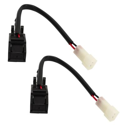 1Pair Front Windshield Washer Nozzle Heated 6E0955986B Durable Anti Crack Rugged Replacement for Bora MK4 Bettle Cabrio