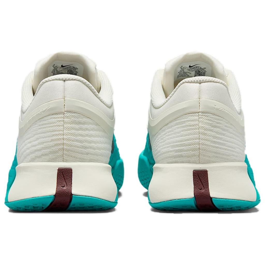 Nike Court Air Zoom Vapor Pro 3 Premium HC Dusty Cactus Dark Team Red Damesneakers Blå Blekhvit Metallisk-Sølv HJ6641-300