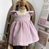 Mini Long Sleeveless Dresses Handmake Floral Print Skirt for 1/6 BJD 30cm Dolls