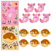 6 Packs Of Marine Creatures Cartoon Face-Changing Stickers Children'S Toys Elementary School Students Cartoon Cute Diy Puzzle