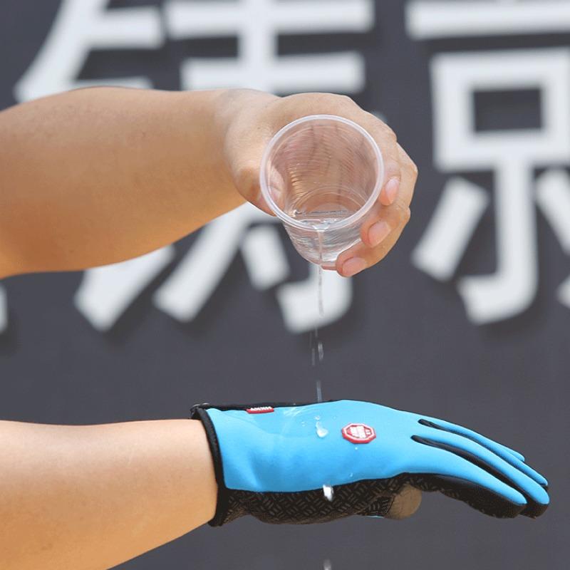 Luvas de pesca de dedo inteiro neoprene pu couro respirável quente pesca fitness acessórios para pesca de carpa