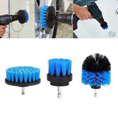 3 Sizes Bathroom Crodless Power Scrubber Drill Brush Cleaning Attachment Kit