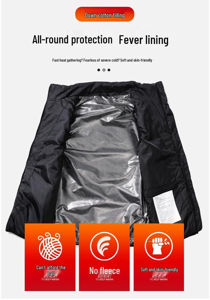 Four-Zone Temperature-Control Electric Heating Vest for Safe, Warmth