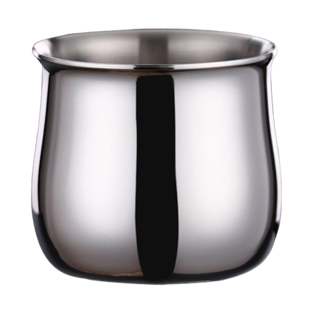 Stainless Steel Mug Milk Tea Cup Creative Drinking Utensils Unique 300 ml Espresso for Kitchen