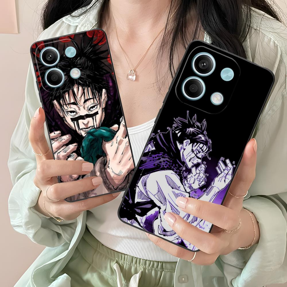 Jujutsu Kaisen Choso Handyhülle für Xiaomi Redmi Note 14 13 12 11 S Pro Plus 4G 5G Bunte Druckabdeckung Hülle Hübsch