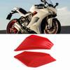 1 Pair   Motorcycle Winglet Aerodynamic Wing Kit Fit For   (Black)