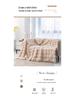 Luxurious Short-Pile Rabbit Fur Plush Blanket for Office, Sofa & Bed