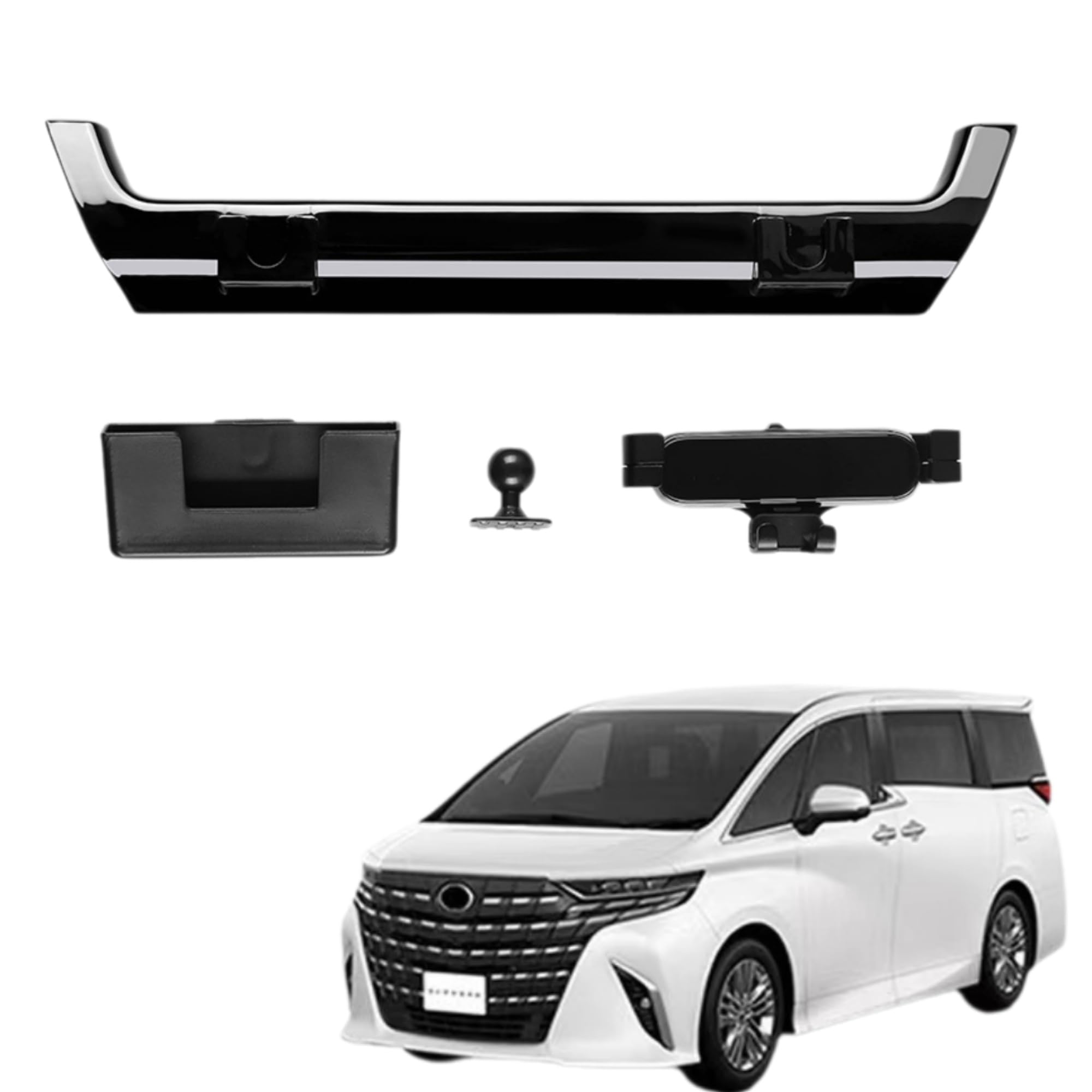 

EopTatoo Compatible with the new Alphard Vellfire 40 dedicated smartphone additional console storage box accessory custom interior goods smartphone