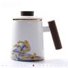 Tea-Water Separation White Porcelain Mug