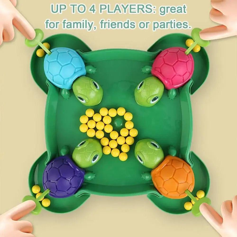 Tabletop Game Hungry Turtle Board Game Portable Puzzle Game Interactive Toys  Party Game