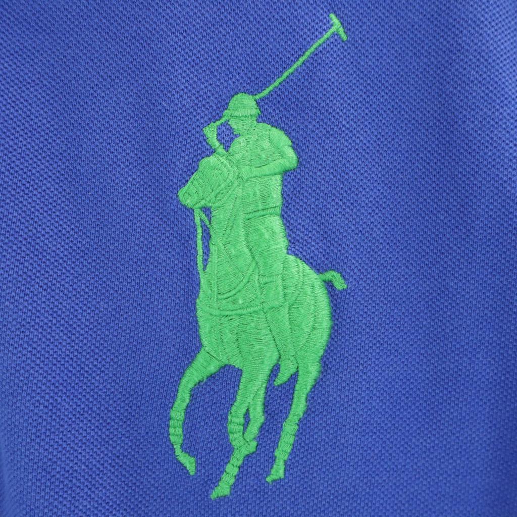Polo by Ralph Lauren Short Sleeve Big Pony Polo Shirt M Blue Fawn Men's Used