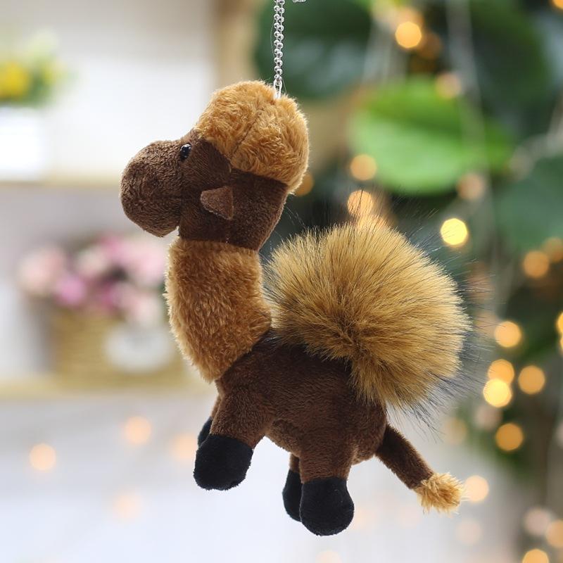 Niedlicher Tier Schlüsselanhänger Anhänger Haarball Kamel Dunhuang Kamel Puppe Xinjiang Gansu Tourismus Souvenir