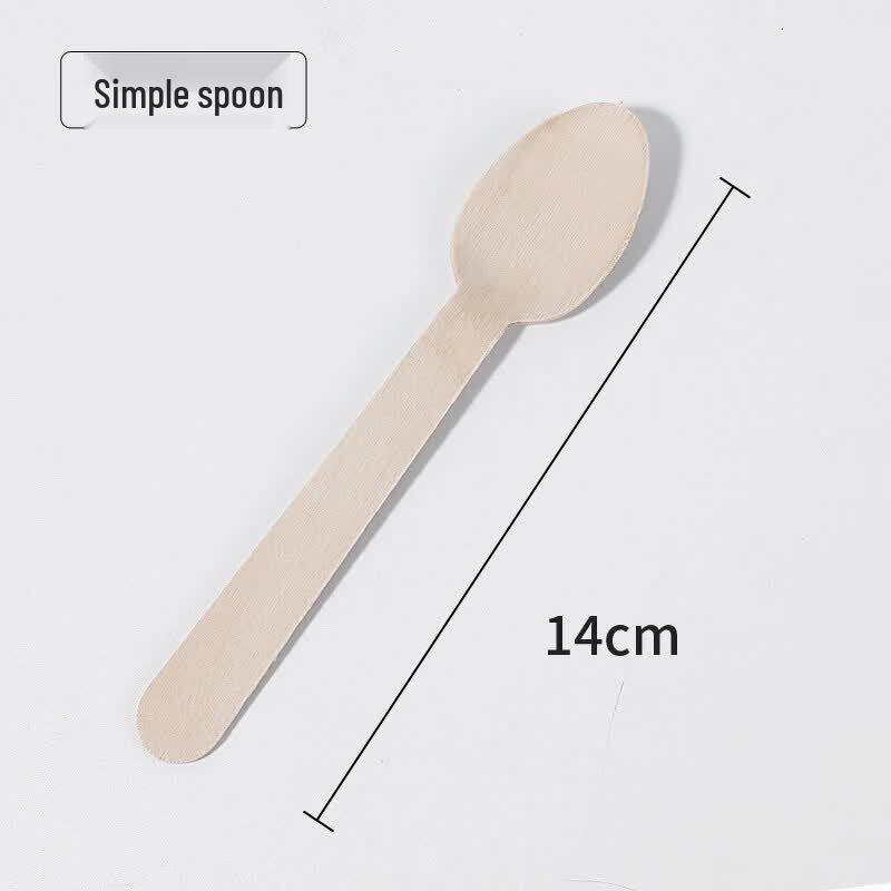 ZISIZ Biodegradable Paper Cutlery Set