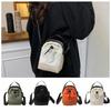 Drawstring Nylon Shoulder Bag PU Casual Crossbody Bag Casual Phone Bag  Mountain Climbing