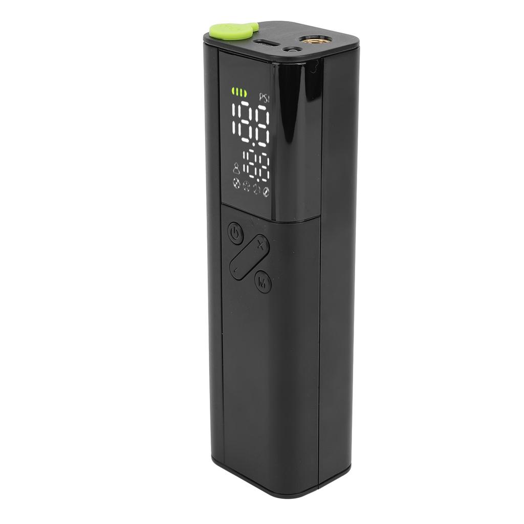 Bomba de Bola Elétrica Multifuncional 3?Bomba de Ar para Bola de Futebol com Visor LED de 18psi e Pressão Precisa