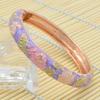 Traditional Vintage Cloisonne Bangle Cheongsam accessories Hollow Out Peony Bracelet  Daily