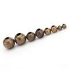 Louleur High Quality Round Tone Metal Beads Smooth Ball Spacer Beads for Jewelry Making Iron Beads DIY Bracelet Necklace