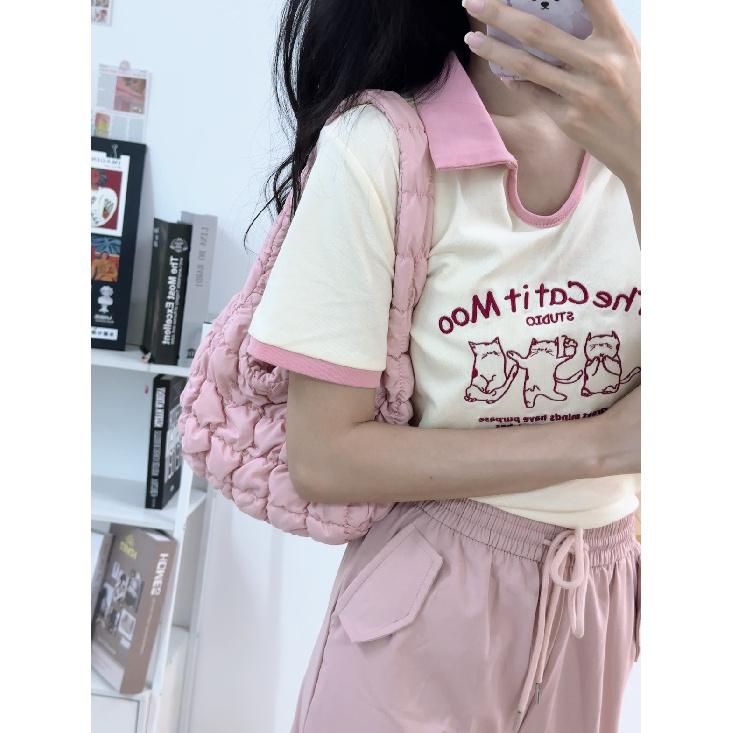 Autumn and winter Korean style new women's cloud pleated bag, unique and versatile handbag, dumpling bag for commuting to work, small tote bag