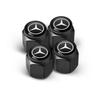 For Benz S-W224pcs Metal Car Wheel Tire Valve Caps Stem Case Covers For Mercedes Benz B/C/E/S Class A Class C200L GLC GLK CLA Accessories