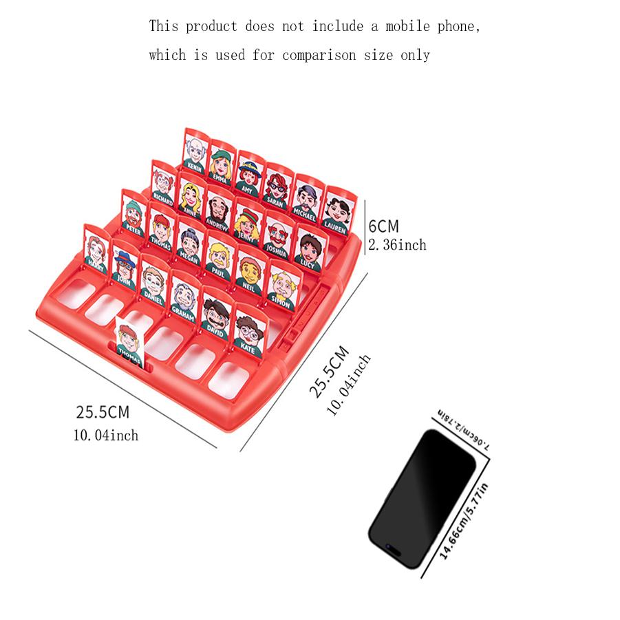 Raten Sie mal, wer ich bin Brettspiel Kartenspiel Kinder Puzzle Brettspiel Spielzeug Brett Eltern-Kind Interaktiv Intelligenz