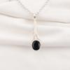Black Onyx 925 Solid Sterling Silver Pendant, Handmade Gemstone Jewelry Pendant For Memorial Day
