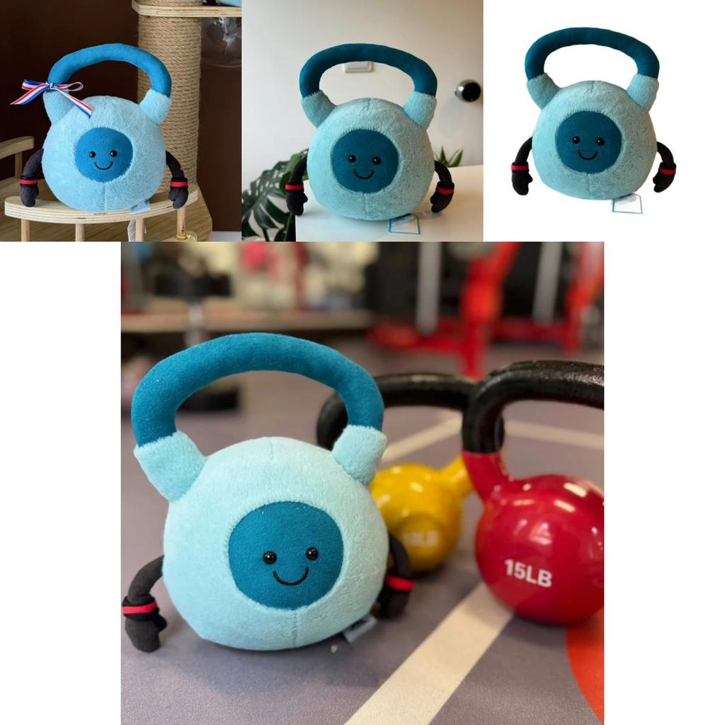 Jellycat Sports Kettlebell Plush Toy With Ultra Soft Short Plush For Young Adults And Gift Giving