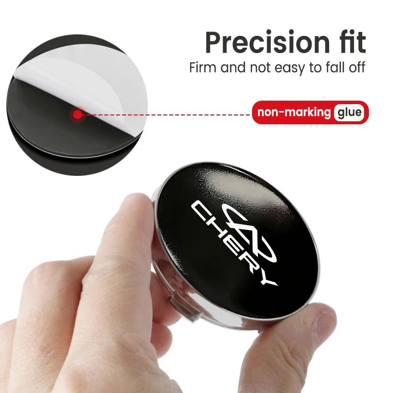 Car Logo Wheel Center Hub Cap Badge Emblem Sticker Accessories For Chery Omoda 5 E5 9 C3 C5 C9 C3 EV PRO PHEV FX