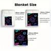 Graffiti 2D Flat Pattern Flannel Blanket High quality All Seasons Warmth and Comfort Perfect for Christmas Gifts.MMT0918457