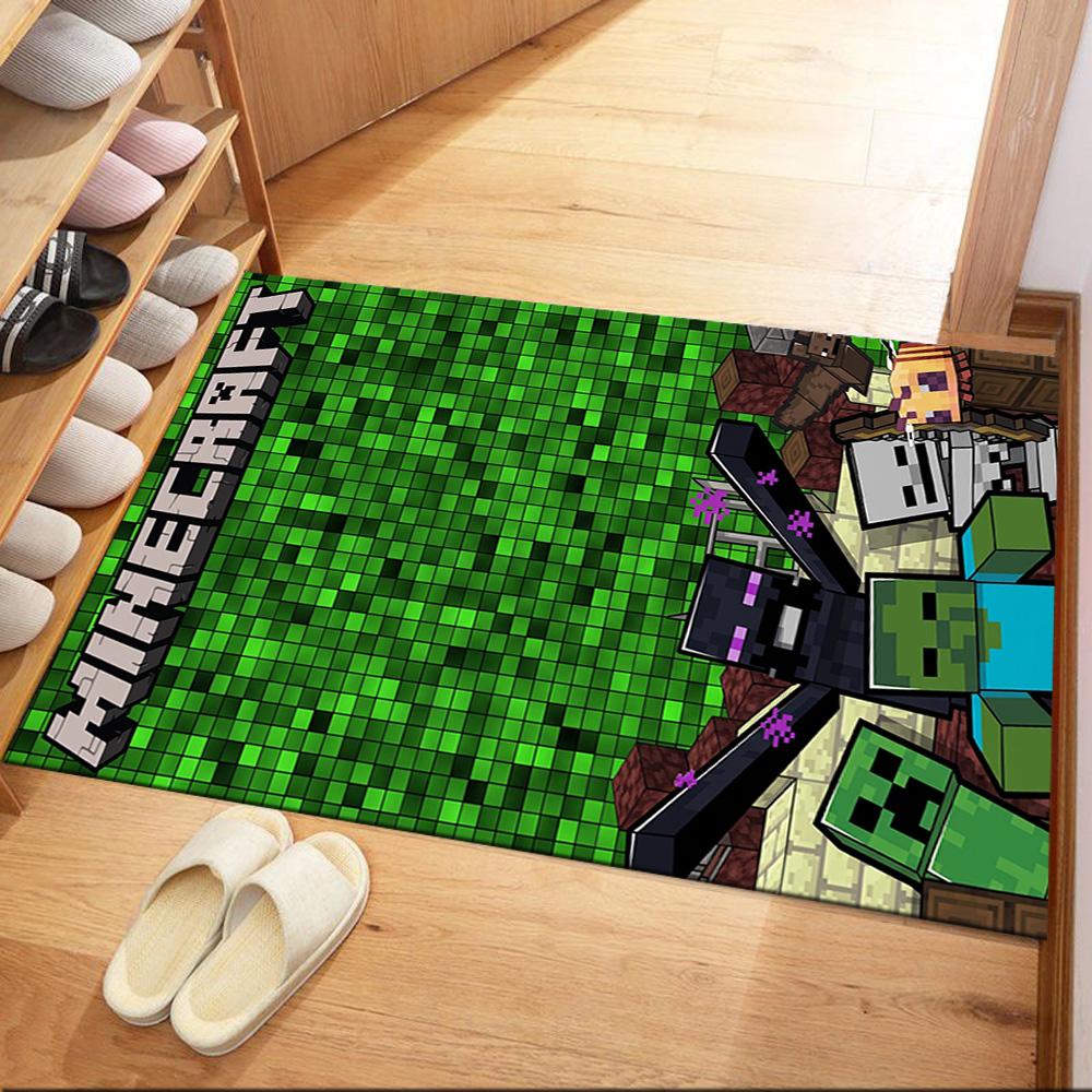 Minecraft 68 Area Rug Suitable for Outdoor Playrooms Study room Foyer Antislip Carpet Decorate Offices Luxury Gift for Birthday, Christmas, Wedding