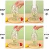 500ml/700ml Plastic Cocktail Shaker Martini Hand Shaker Cup with Scales Milk Tea Wine Drink Shaker Mixer Bar Wine Accessories