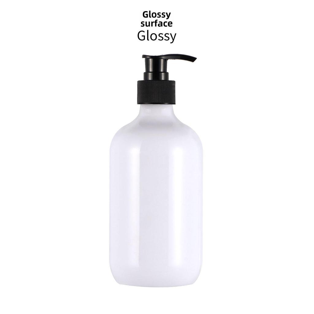 500ml Frosted PET Round Shoulder Shower Gel & Shampoo Bottle