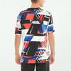Puma X BMW Tričko s geometrickým potiskem, colorblockové, s kulatým výstřihem a krátkým rukávem, pánské topy, vícebarevné 599489-04