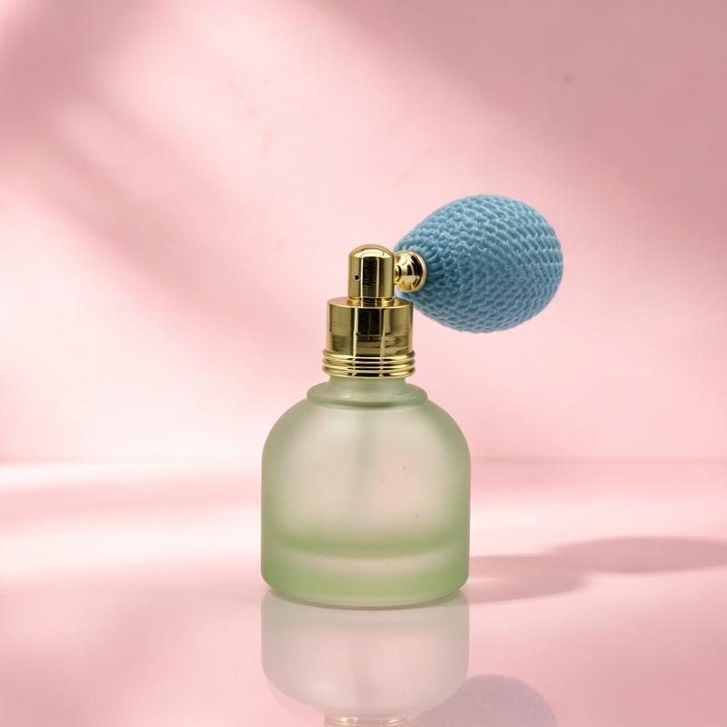 Mini bunte Airbag-Parfümflasche, tragbar, nachfüllbar, auslaufsicherer Duftsprüher, ideal für Party-Make-up-Auffrischung