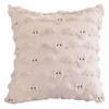 Soft Plush Pillowcase Halloween Bat Pattern Cushion Cover Living Room Sofa Bed Throw Pillow Cases Halloween Decorative 45X45cm