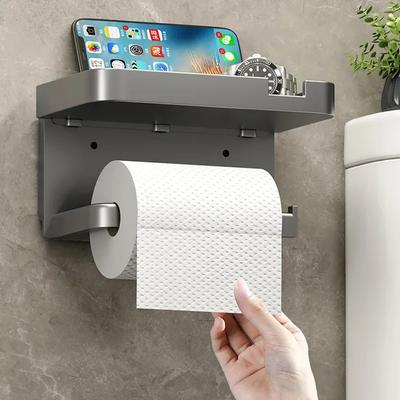 Stojan na toaletný papier Nástenný zásobník na toaletný papier Kuchyňa Kúpeľňa Úložný stojan na škatuľku na vreckovky Držiak na telefón