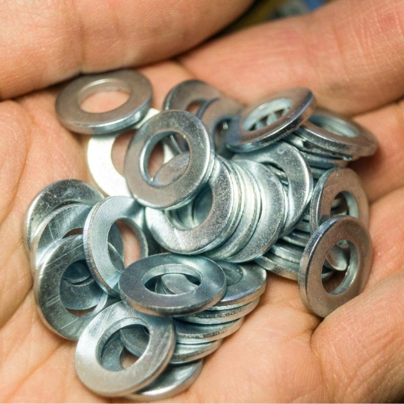 M10 Stainless Steel Flat Washers 1.5mm Suitable for Various Applications in Engineering and Repair Interior Door Hinges