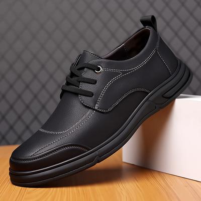 Men'S Business Casual Leather Shoes Trendy Men'S Shoes Wear-Resistant Soft Surface Sports Shoes Internet Celebrities With The Same Board Shoes