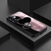 Love design tempered glass phone case suitable for Samsung Galaxy S26 S25 S24 S23 S22 S20 FE/Ultra/Plus anti drop back cover