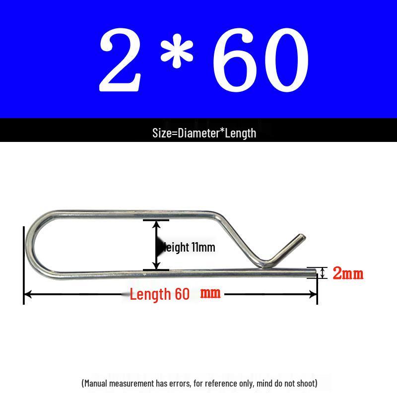 Bailey Spring Bridge Lock Pin: Cotter, Safety & Split Pin Accessory