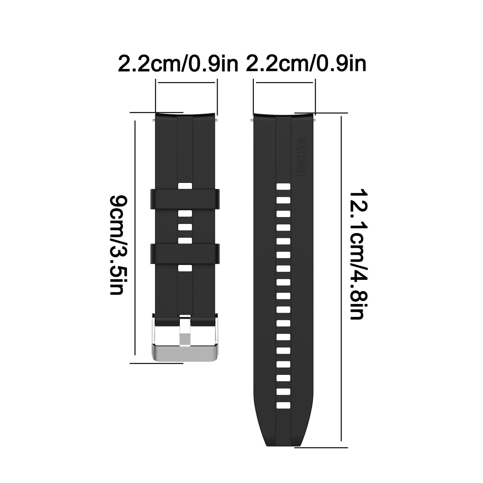 Cinturino In Silicone Per Amazfit GTR 2 / 2e | 22mm, Sgancio Rapido, Colore Arancione