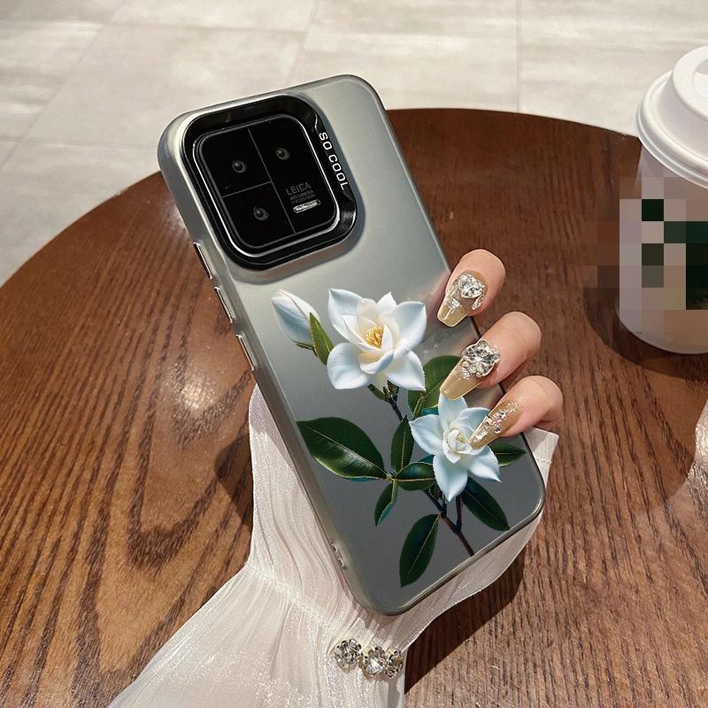 

Чехол для девочек с цветами для iPhone 16 Pro Samsung A55 A35 S24 FE Xiaomi Redmi Note 13 Pro 14C Huawei Honor 200, противоударный бампер для телефона с защитой от царапин Samsung A54 5G