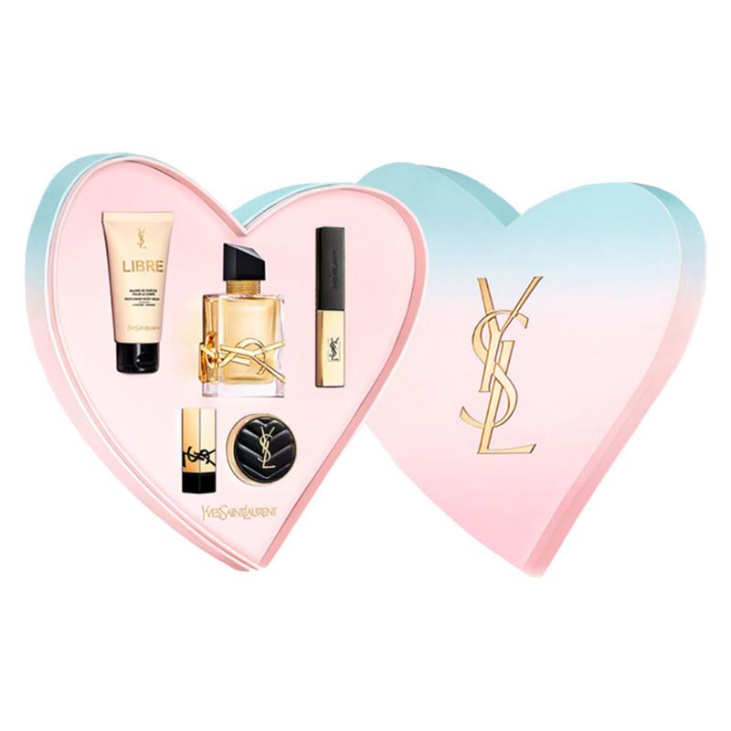 SAINT LAURENT Liberty Eau De Toilette Box Perfume Sets Eau De Parfum EDP Fragrant Lemon Jasmine Flower Five Piece Set Gentle