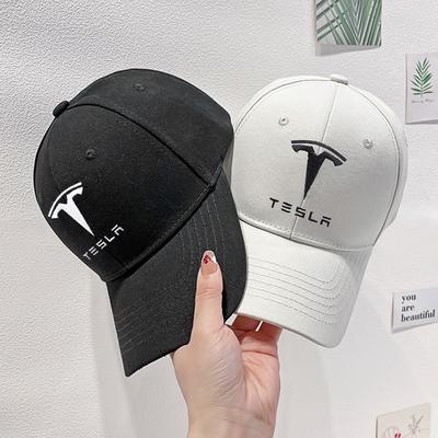 Auto Outdoor Sport Baseballkappe Handstickerei Lässiger Hut Für Tesla Model-Y Model-3 Model-X Model-S Cybertruck Roadster SpaceX