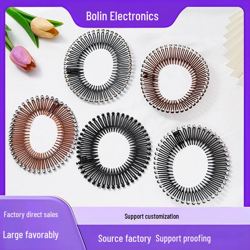 

Милый модный гребень для пудры для волос в корейском стиле, вставной гребень-аксессуар Coffee Round Gem