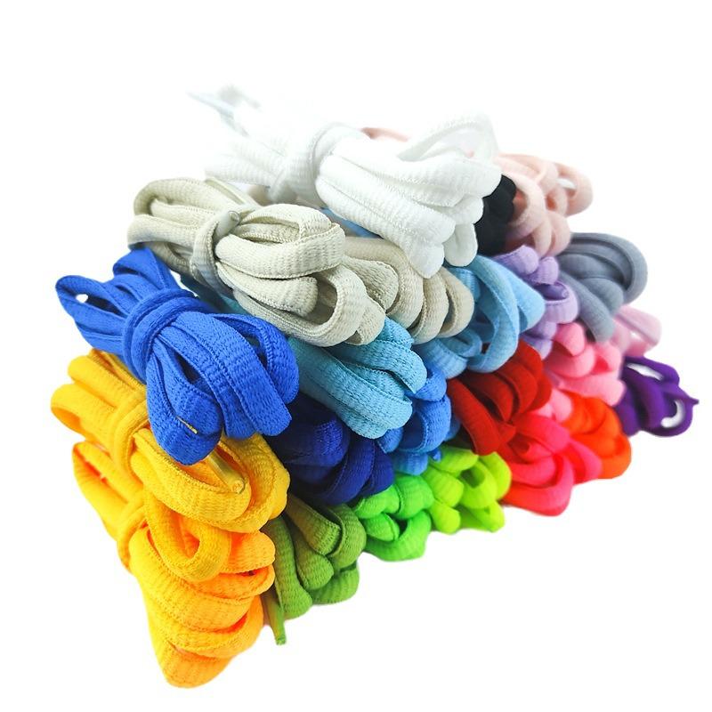 Colorful Semi-Round Shoelaces for Sneakers and Boots - 7mm 