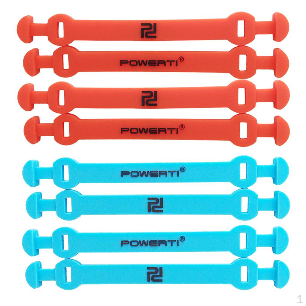 

8x Виброгаситель для теннисных ракеток, гаситель вибраций, амортизатор, красный+синий