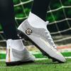 Men Football Boots Cleats Professional Kids TF/FG Indoor Society Ultralight Sneaker Soccer Shoes Resistant Casual Football Shoes