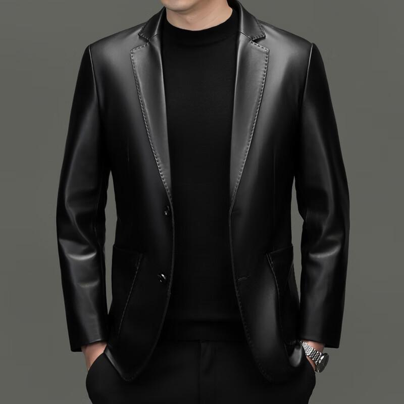 

Мужская куртка из овчины в стиле business casual XL