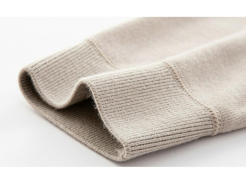 Men's Autumn/Winter Fake Two-Piece Knit Sweater with Velvet Warm Shirt Collar